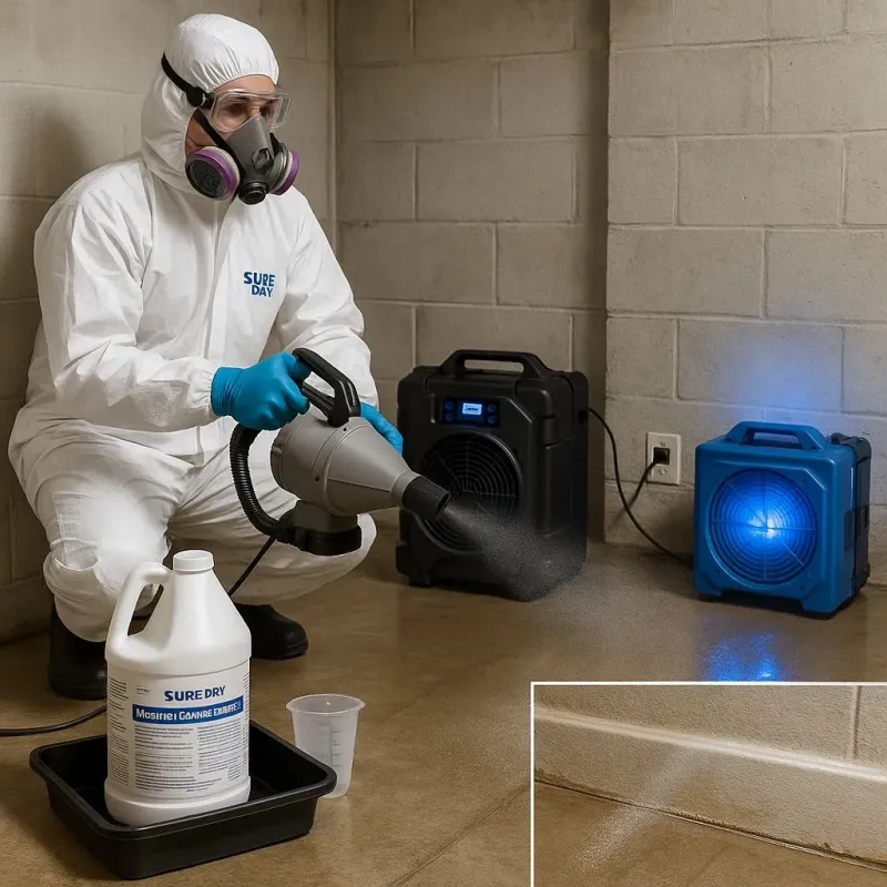 Sanitization and Odor Removal process in Big Bend, WI